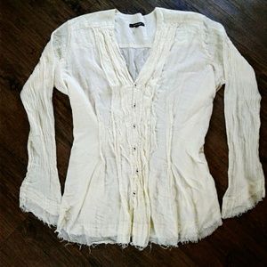 Pas De Calais Long Sleeve Button Up Shirt